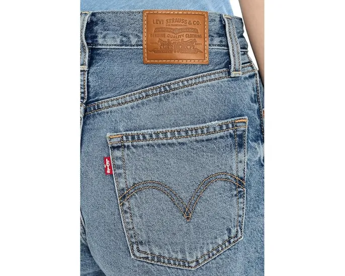 Шорты Levi's® Premium Ribcage Short Zip с высокой посадкой и застежкой-молнией