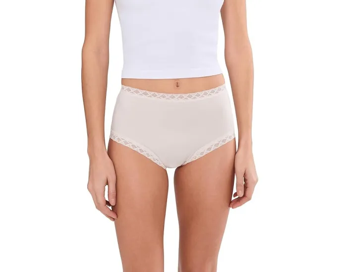 Natori Bliss Full Brief 3 шт. трусы с кружевной отделкой