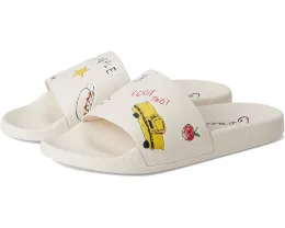 Сланцы COACH Udele Sport с принтом и анатомической стелькой из ЭВА