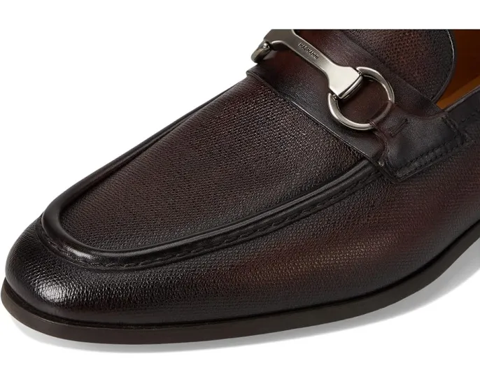 Magnanni Darien лоферы из текстурированной кожи с металлической деталью