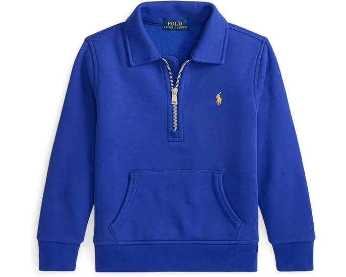 Полузипованный свитшот Polo Ralph Lauren Fleece Quarter-Zip для малышей и детей