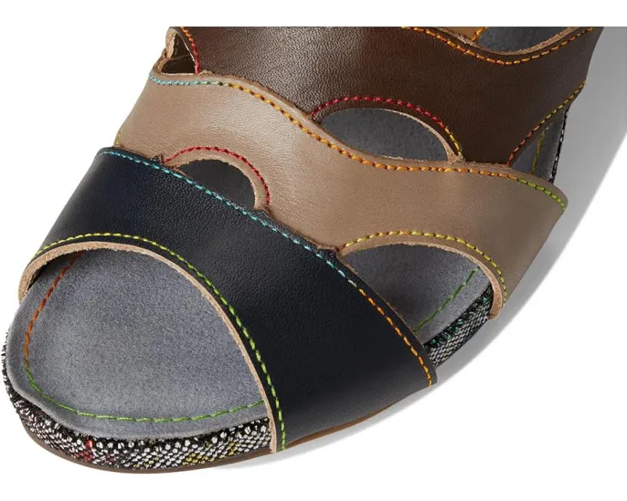 L'Artiste by Spring Step Сандалии Pita с волнообразным верхом и конусным каблуком