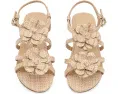 Туфли Janie and Jack Flower Flat для детей с аппликацией цветов и регулируемыми ремешками