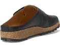 Клоги Haflinger Carly из премиальной кожи с пробковой стелькой и декоративной пряжкой