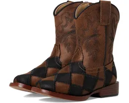 Детские ботинки Bird Blocks с квадратным носком и боковой молнией