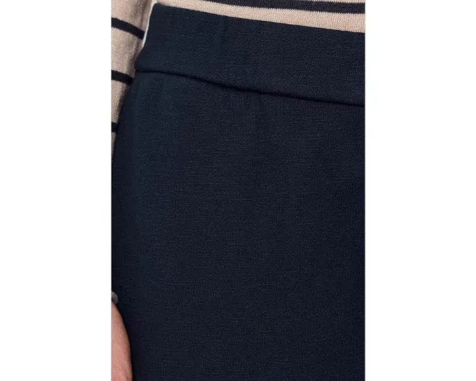 Брюки Eileen Fisher из окрашенного в готовом виде велюра с широкими штанинами