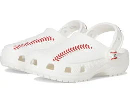 Crocs спортивные сабо Classic для малышей с футбольным принтом