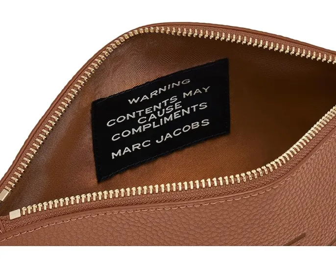 Косметичка Marc Jacobs The Leather Beauty Bag из кожи на молнии