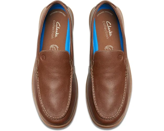 Кроссовки Clarks Flexway Step с замшевым верхом и мокасиновым носком