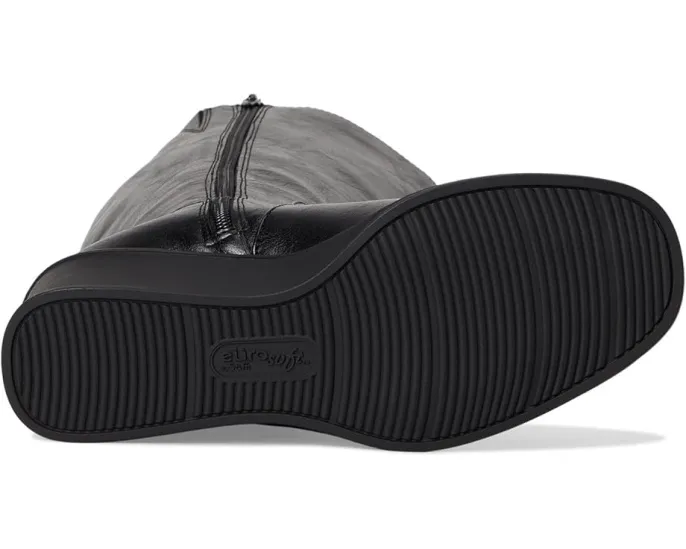 Ботинки Roma до колена с клиновидным каблуком и легкой конструкцией