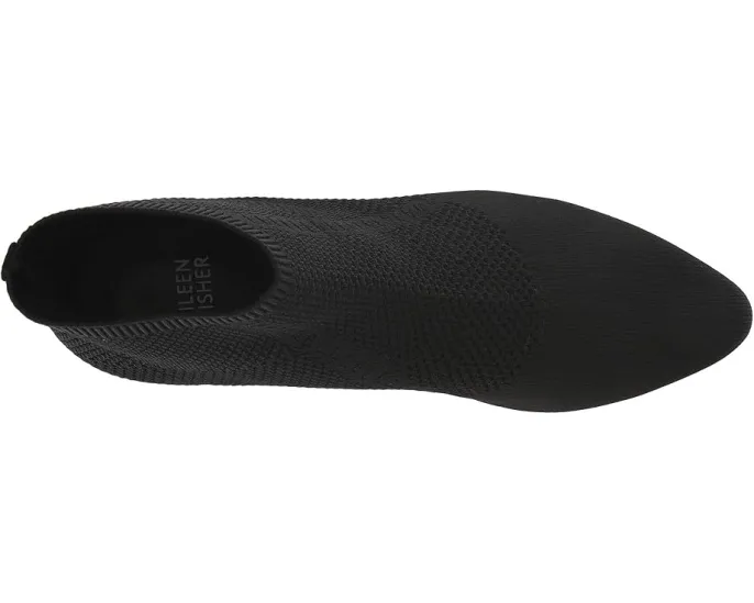 Ботильоны Eileen Fisher Purl на каблуке с верхом из стрейч-трикотажа и замши