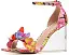 Blue by Betsey Johnson Сандалии Santino с 3D цветами и люцитовым каблуком