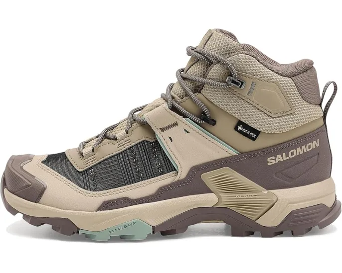 Трекинговые кроссовки Salomon X Ultra 5 Mid GORE-TEX® с верхом из кожи