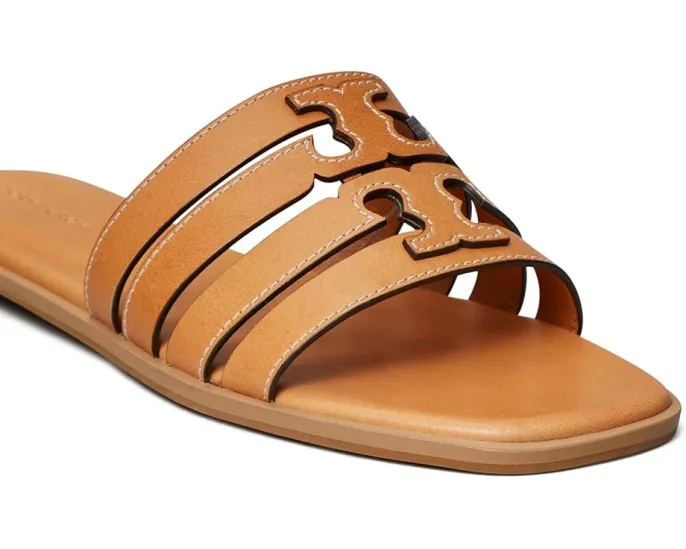 Сандалии Tory Burch Ines Cage с открытым носком и двойным логотипом