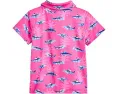 Поло Chubbies Kids The Lil Great Pink Shark для малышей