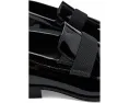 Florsheim Лоферы Tux Plain Toe Strap Slip-On в черном лаковом цвете