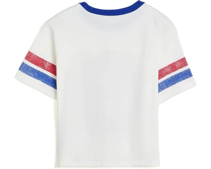 Футболка Junk Food Clothing NFL Buffalo Bills с полосатым кокеткой для детей