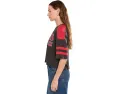 Футболка Junk Food Clothing кроп с блестками San Francisco 49ers