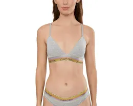 Calvin Klein Pride Triangle Bralette хлопковый бюстгальтер с регулируемыми бретелями