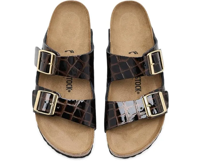 Сандалии Birkenstock Arizona с тиснением под кожу