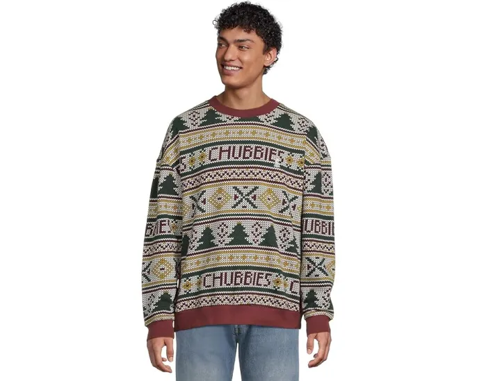 Свитшот Chubbies The Ol' Log Cabin оверсайз с круглой горловиной