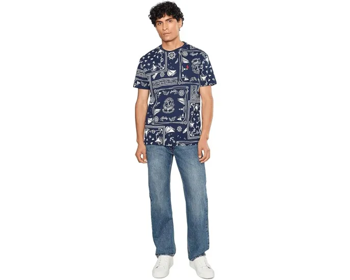 Классическая футболка с банданой из джерси Polo Ralph Lauren