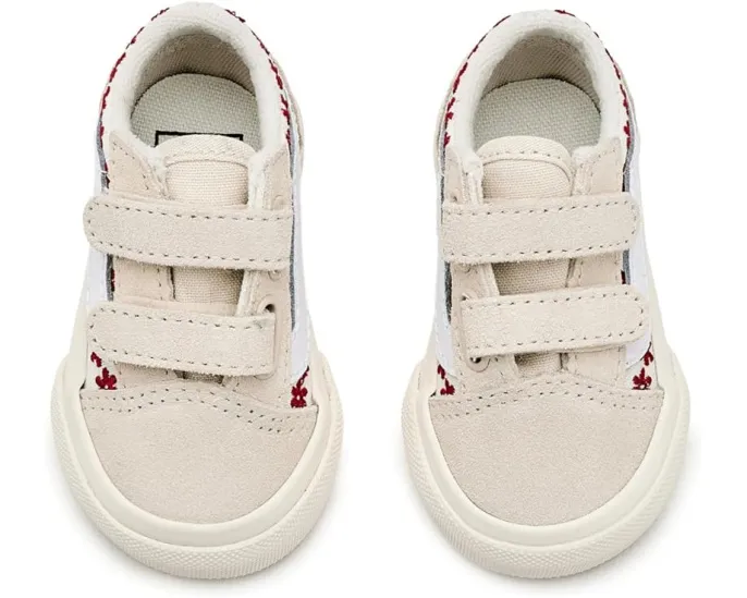 Кроссовки Vans Old Skool V с двойной липучкой для малышей