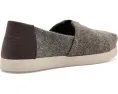 TOMS Alpargata для малышей с квадратным носком темно-коричневый