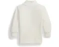 Полувер Polo Ralph Lauren Kids Estate-Rib с высоким воротником и молнией для младенцев