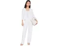Petite Organic Linen Cotton V-neck Cardigan
