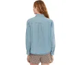 Джинсовая куртка-рубашка Airy Denim Relaxed Madewell с хлопковым составом