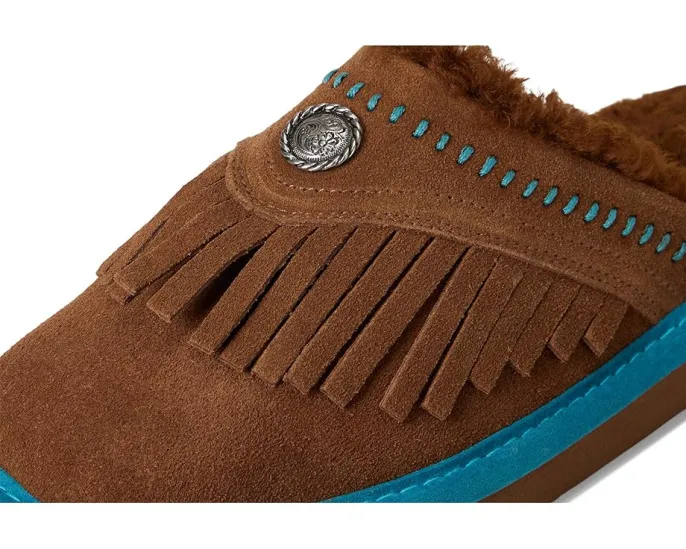 Домашние тапочки Ariat Jackie Square Toe Exotic с вышивкой