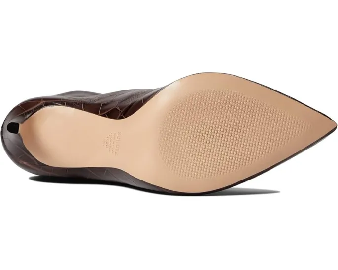 Ботинки Schutz Maryana из кожи с острым носком и шпилькой