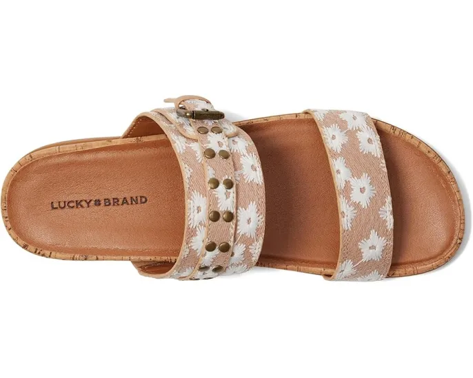 Сандалии Dineesa Studded Two Band Flat от Lucky Brand с заклепками и двойными ремешками