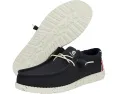 Кеды повседневные Wally Americana Slip On от Hey Dude с принтом