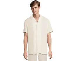 Рубашка Chubbies The Ivory Lotus из вискозы с открытым воротником