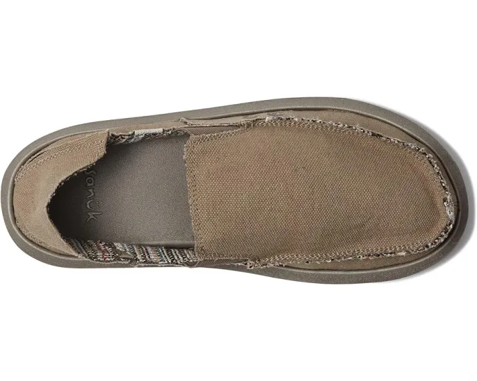 Сандалии Sanuk Vagabond Sidewalk Surfer ST Hemp с верхом из смеси конопли и мягкой пеной Soft Top