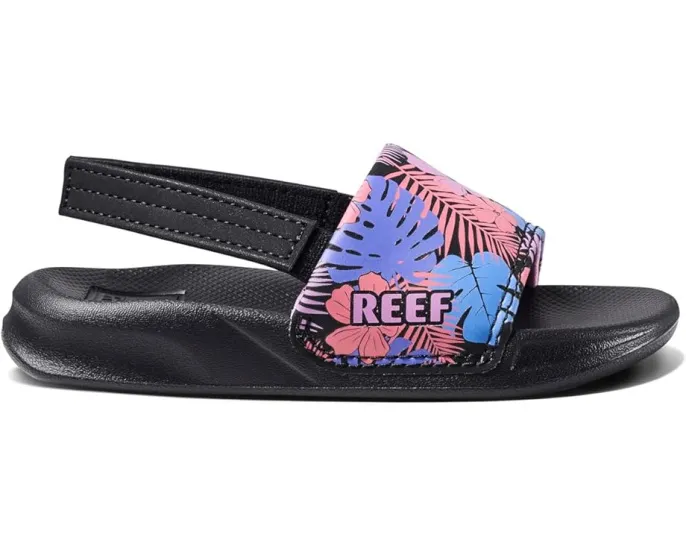 Reef детские шлепанцы Little One Slide с открытым носком и регулируемым ремешком
