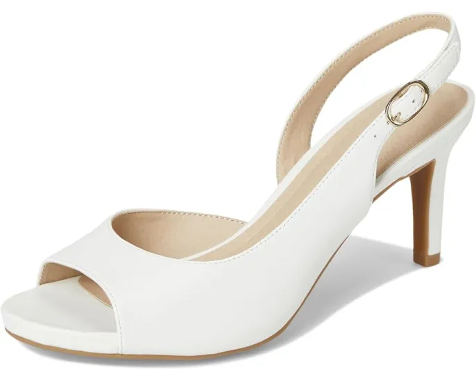 Туфли-лодочки Slingback с открытым носком и платформой