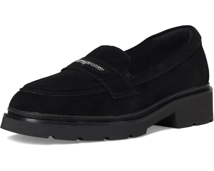 Лоферы Clarks Lauryl Step из замши с эластичной вставкой и стелькой Ultimate Comfort
