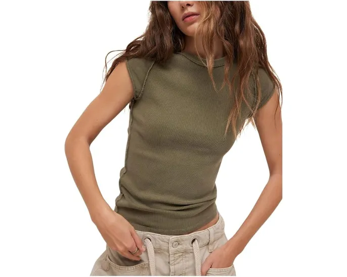 Футболка Free People Ever Had с рельефной вязкой