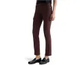 Прямые зауженные джинсы AG Jeans Mari со средней посадкой в цвете Coffee Bean