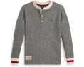 Хлопковая рубашка-хенли Waffle-Knit Polo Ralph Lauren Kids для малышей и младших детей