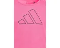 Детский комплект adidas Kids: футболка со складкой сзади и сетчатые шорты