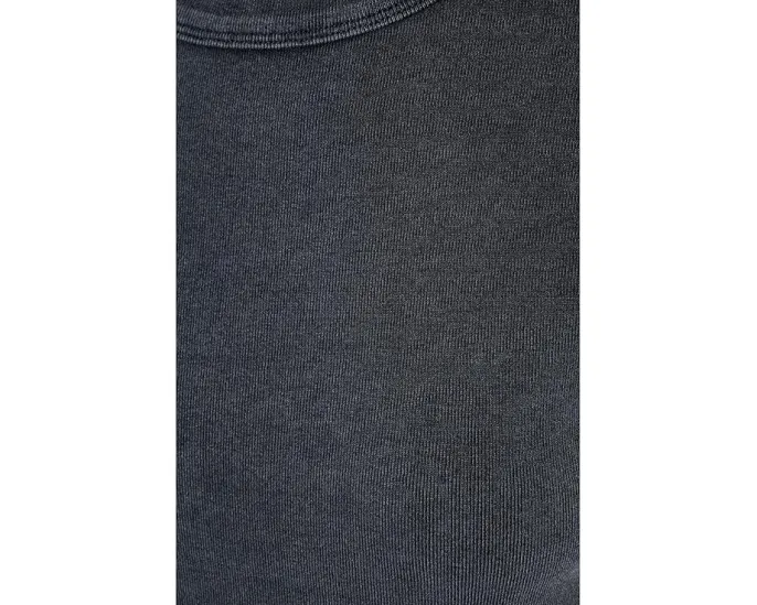 Футболка We The Free Atlas Crew Tee Black из ребристого хлопка