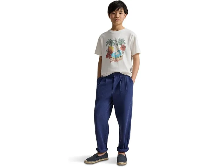 Cotton Jersey Graphic Tee (Big Kid)