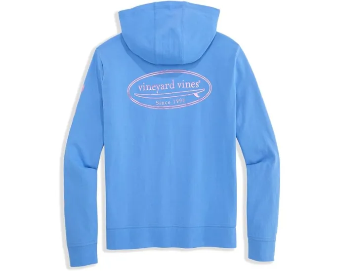 Футболка Vineyard Vines Kids Hoodie Tee с капюшоном и длинными рукавами