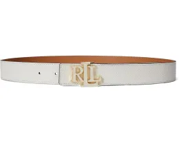 Ремень Lauren Ralph Lauren с логотипом из зернистой кожи реверсивный