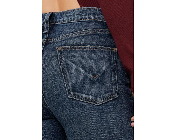Джинсы Remi с высокой посадкой и прямым кроем Hudson Jeans в цвете Terrain