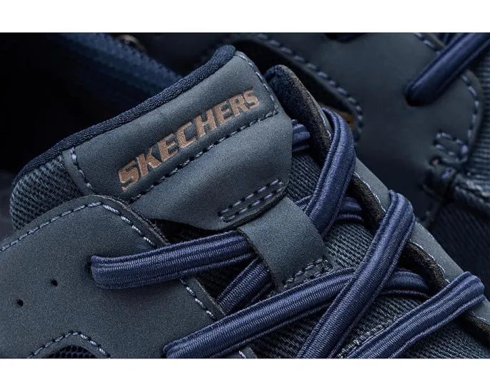 SKECHERS Troutt Davey слипоны на шнурках-резинках с памятью формы